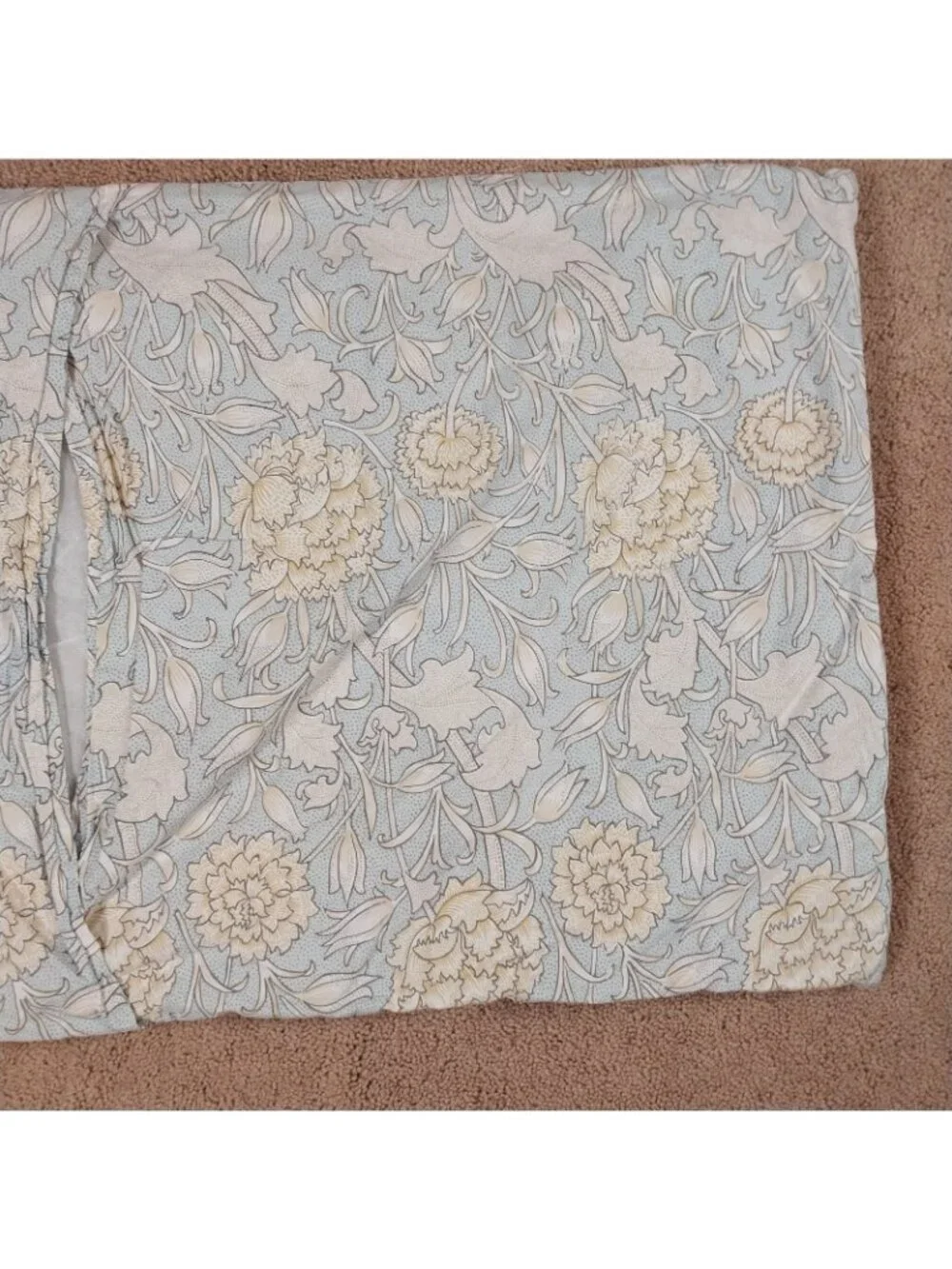 2 William Morris at Home Wild Tulip King Pillow Shams Duck Egg Blue & Yellow